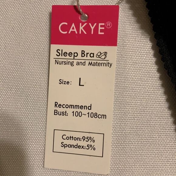 Cakye 3-pack Size Large maternity nursing sleep Bras bundle - Picture 4 of 12
